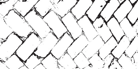 Abstract brick wall background. Monochrome texture. vector bricks wall  a effect the black and white tones, grunge texture background vector