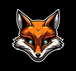 Obraz premium Ai generated cartoon fairytale fox head mascot