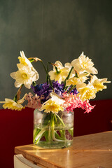spring bouquet in the vase