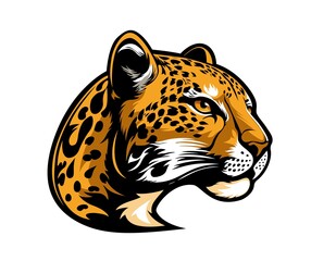 Generative AI leopard animal mascot, AI generated