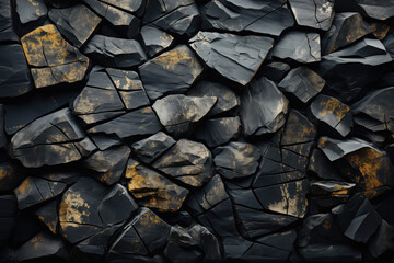 Basalt background. A symbol of enduring strength, withstands the tests of time. Its solid composition and rugged texture make it a testament to resilience.