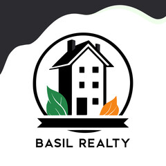 Fototapeta premium Eco friendly house logo design