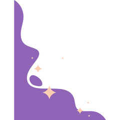 Abstract Blob Corner