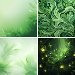 Fototapeta na wymiar green background abstract design light bright wallpaper illustration texture pattern art graph