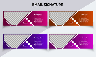 corporate email signature design 