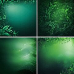 Fototapeta na wymiar design frame nature background leaves plant vector banner summer illustration green template