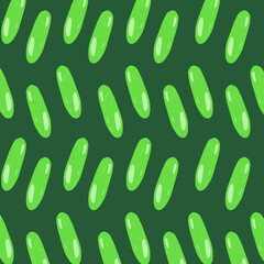 background design with patterns of fruit and vegetables, in vector illustration