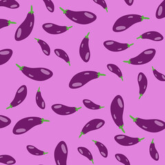 background design with patterns of fruit and vegetables, in vector illustration