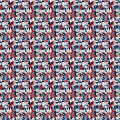 Fototapeta premium Spider Lily Lycoris Radiata Flower Pattern Gift Wrap Wallpaper Colorful Seamless