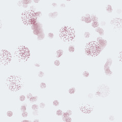 seamless hand-drawn seamless pattern with flowers