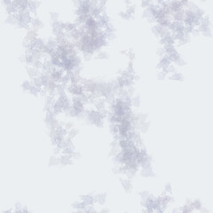 seamless hand-drawn christmas tree made of snowflakes