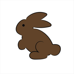 Cute  little rabbit cartoon illustration