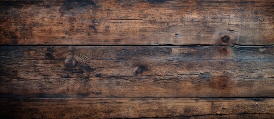 Naklejka premium The vintage wooden plank on the old grunge wall showcased an intricate abstract pattern, resembling the texture and design found in nature.