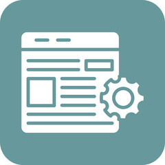 Content Management System Icon Style