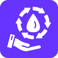 Save Water Icon Style