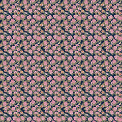 Rose Flower Flora Pattern Gift Wrap Wallpaper Colorful Seamless