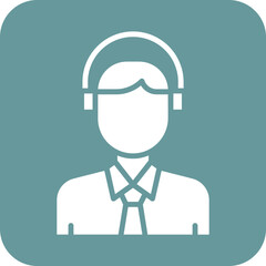 Airline Agent Icon Style