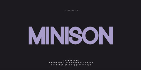 Hand drawn elegant alphabet letters font and number. Classic Lettering Minimal Fashion Designs. Typography modern Sen serif fonts regular decorative vintage concept. vector illustration © SyedMuhammad