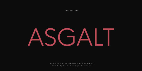 Hand drawn elegant alphabet letters font and number. Classic Lettering Minimal Fashion Designs. Typography modern Sen serif fonts regular decorative vintage concept. vector illustration © SyedMuhammad