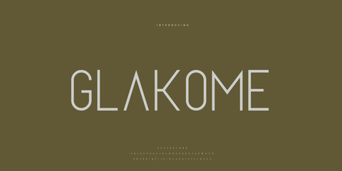 Hand drawn elegant alphabet letters font and number. Classic Lettering Minimal Fashion Designs. Typography modern Sen serif fonts regular decorative vintage concept. vector illustration © SyedMuhammad