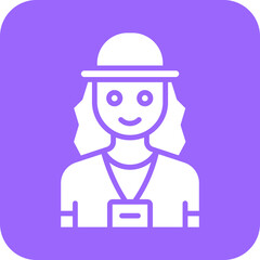 Tour Guide Icon Style