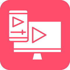 Streaming Platform Icon Style