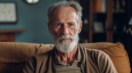 Casual seating in a minimalist armchair within a Nordic-themed room.