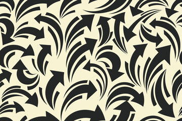 abstract arrow pattern in vector suitable for design, background, wrapping paper, fabric, wallpaper, etc.
