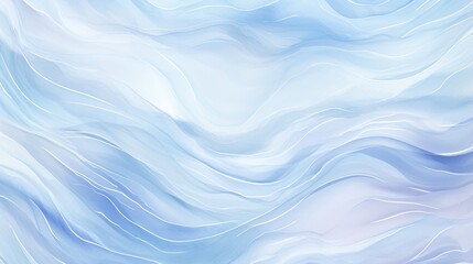 Soothing Blue Watercolor Waves Background