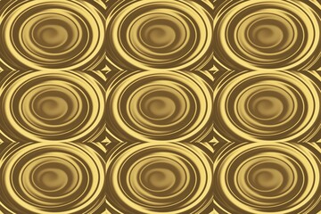 gold seamless pattern with circles
