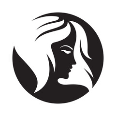 Hair and salon logo images illustration
