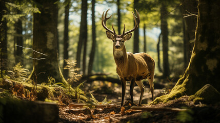 deer in the forest