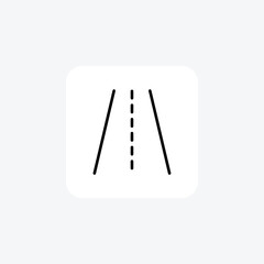 Highway, Freeway, Express Lane,Line Icon, Outline icon, vector icon, pixel perfect icon