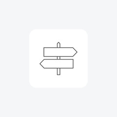 Road Signage, Traffic Indicators, Street Instructions,icon thin line icon, grey outline icon, pixel perfect icon