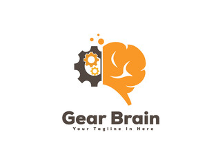 smart gear system logo icon symbol design template illustration inspiration