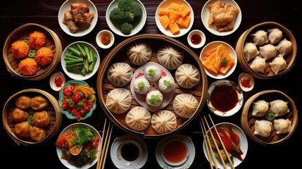 background lunch chinese food lunchtime illustration time dim, noodles dumplings, stir fry background lunch chinese food lunchtime