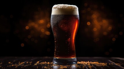 beverage dark beer drink velvet stout illustration liquid alcoholic, cold refreshment, irish glass beverage dark beer drink velvet stout - obrazy, fototapety, plakaty