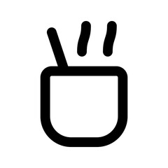 hot drink line icon