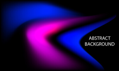 Abstract background with blue and purple wavy lines Vector illustration