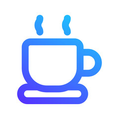 coffee gradient icon