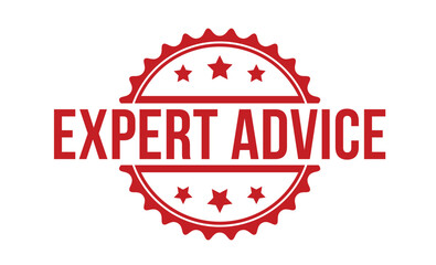 Expert Advice stamp red rubber stamp on white background. Expert Advice stamp sign. Expert Advice stamp.