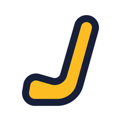 stick flat line icon