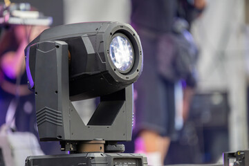 Professional LED Moving Head Stage lighting on concert stage