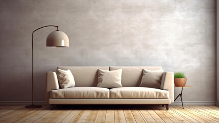 Sofa in modern living room