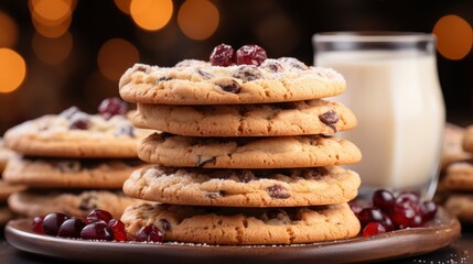 A Photo Featuring A Stack Of Homemade Oatmeal, Background HD        
