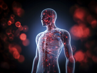 Nerve cells, nerve disease, nerve network, cancer cells, generated AI