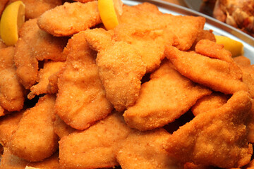 chicken schnitzel background