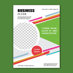 Business flyer design template