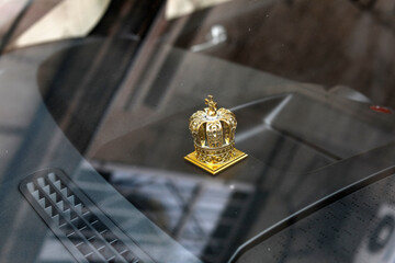 Orthodox priest's car in Chisinau, Moldova