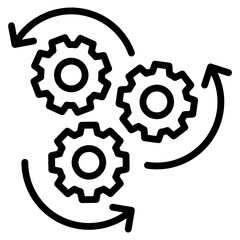 Efficiency Icon Element For Design